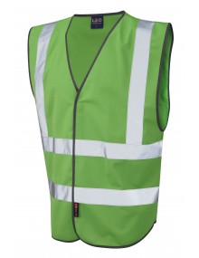 Leo Pilton Reflective Waistcoat - Emerald Green Clothing